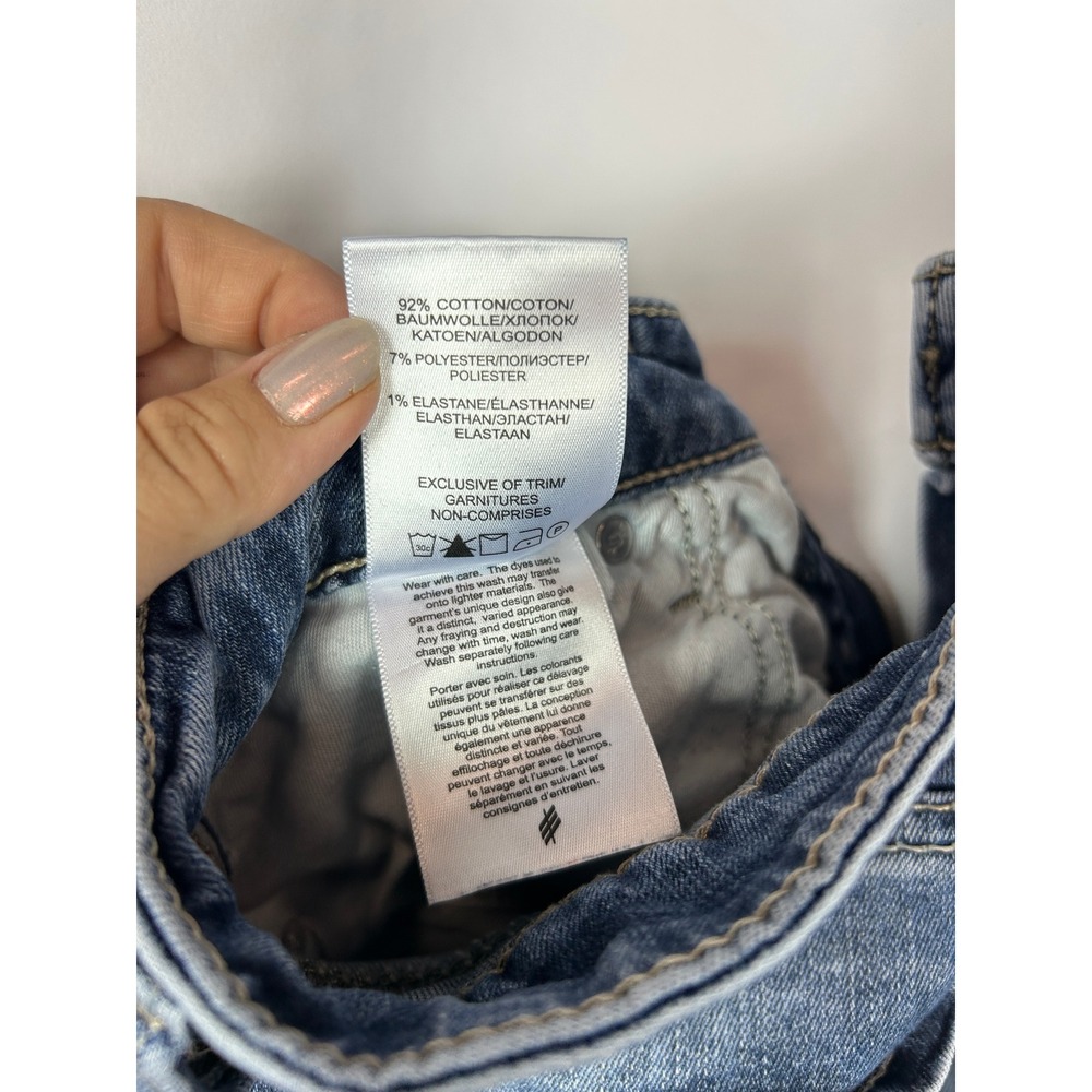 Silver Jeans Avery Capri Medium Wash High Rise Stretch Denim Blue Jeans W31 - Picture 6 of 7